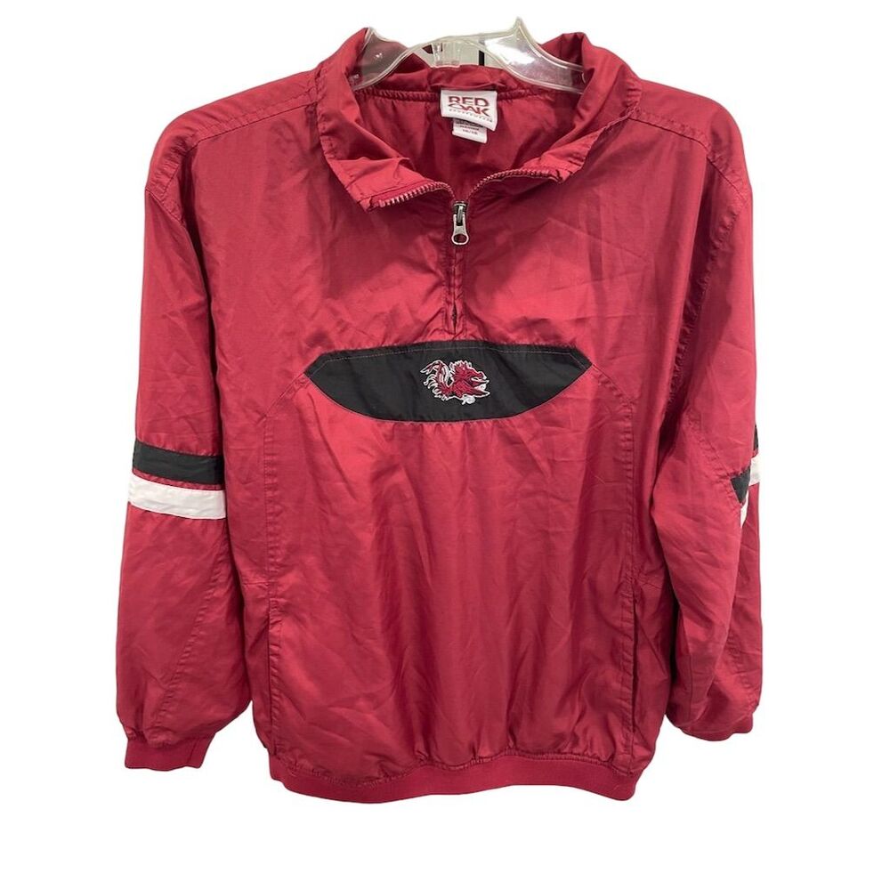 Vtg Red Oak Sportswear USC‎ gamecocks Youth XL 16 18  Red Windbreaker Jacket
